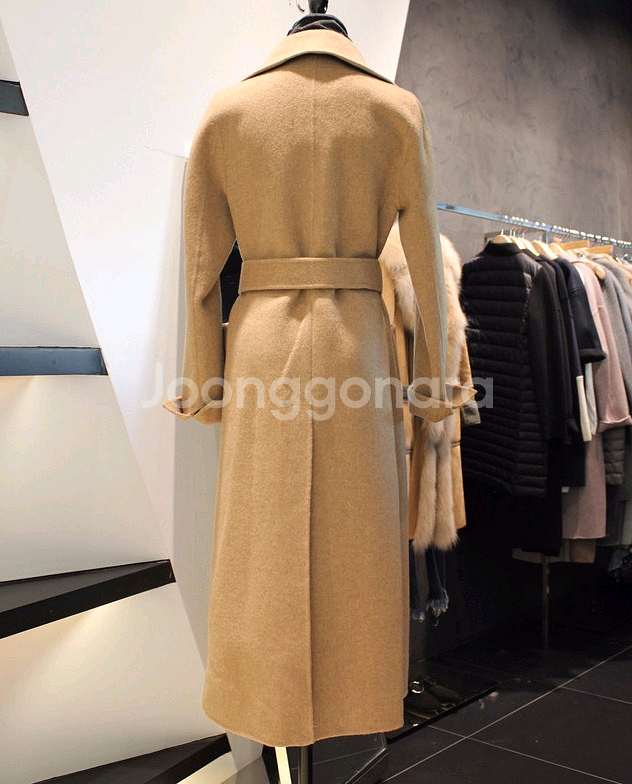 VOV 보브 핸드메이드 벨티드 롱 코트--3