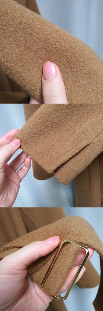 VOV 보브 핸드메이드 벨티드 롱 코트--5