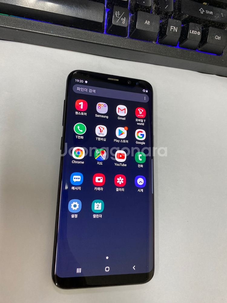SK 갤럭시S8플러스 갤럭시S8+ 블랙 S급 128GB 무잔상 부천 027542--1