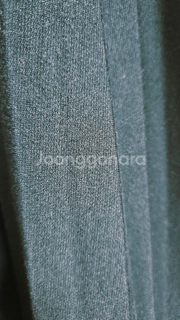 딥그린 플리츠 주름 롱 원피스--1