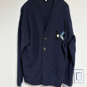 KENZO 겐조 네이비 울 가디건