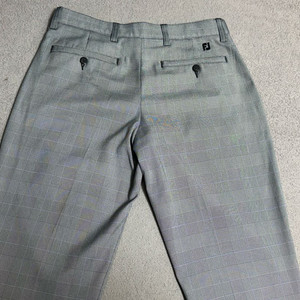 30 풋조이 그레이 타탄체크 골프팬츠 타이트 말본 pxg