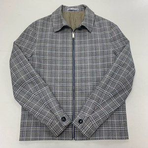 ZARA 자라 체크 블루종 자켓 (M)