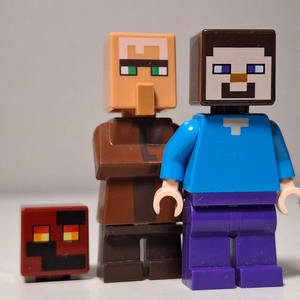 레고 마크 스티브,시민,마그마 큐브 일괄