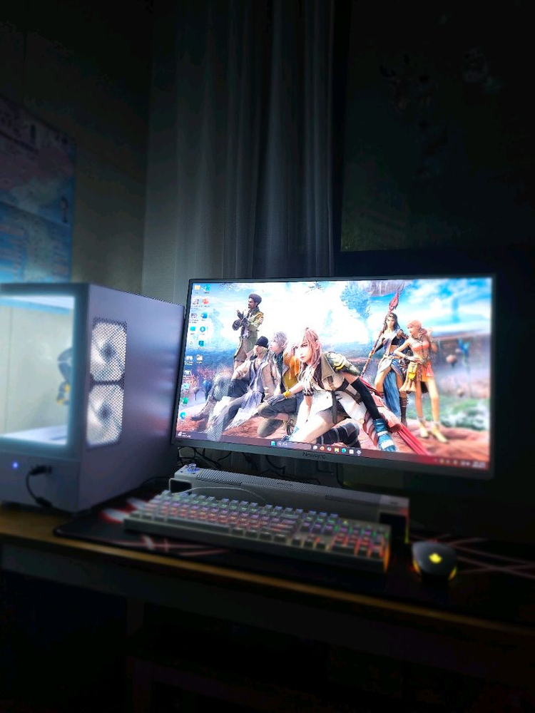 게이밍 컴퓨터 셋트 모니터 헤드셋 키보드 마우스 스피커 장패드--4