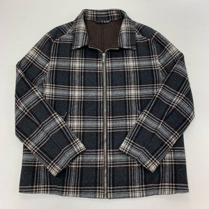 ZARA 자라 체크 모직자켓 (XL)