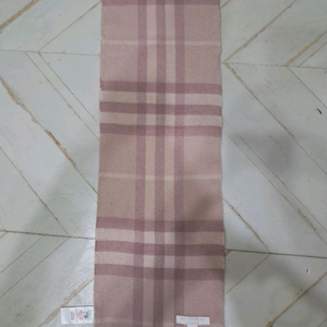 버버리 칠드런 키즈 핑크 체크 캐시미어 100 머플러