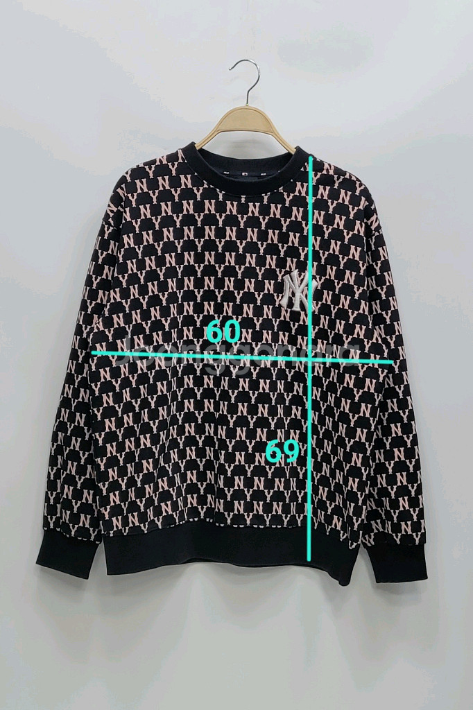 MLB 21FW 엠엘비 뉴욕양키즈 모노그램 오버핏 맨투맨 / 100(L)--9