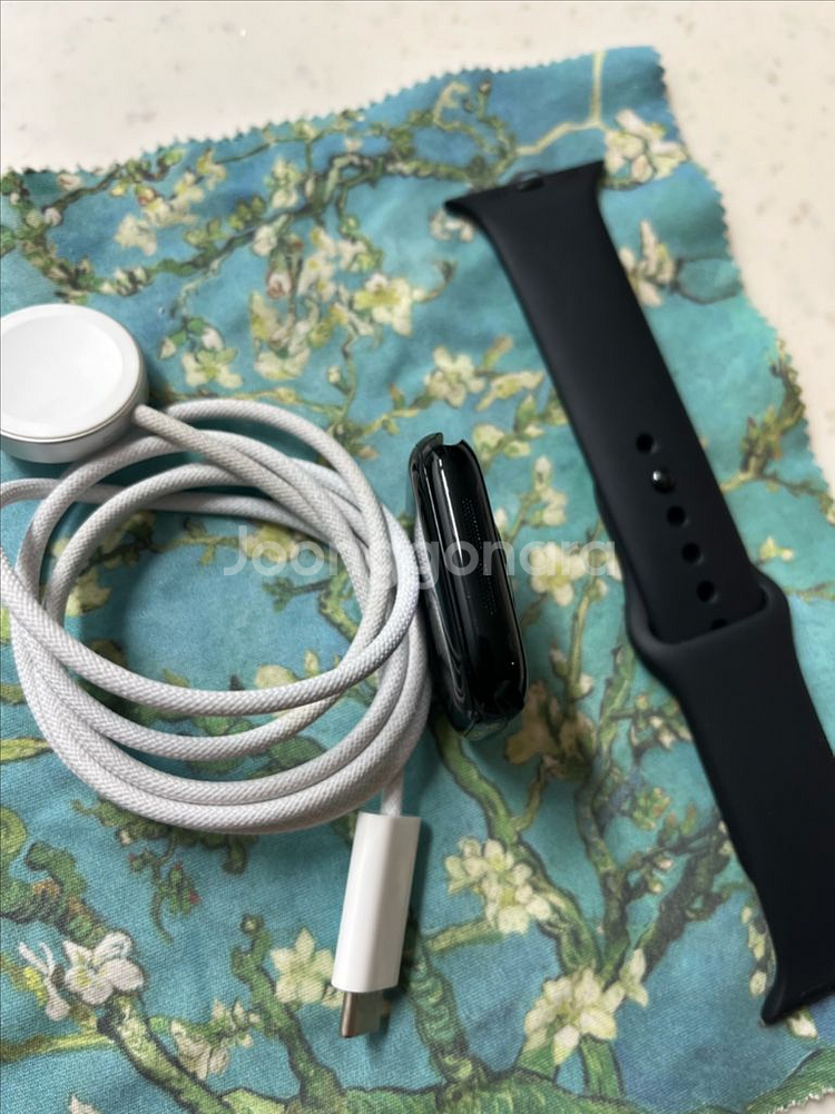 애플워치10 42mm 제트블랙 S급--5