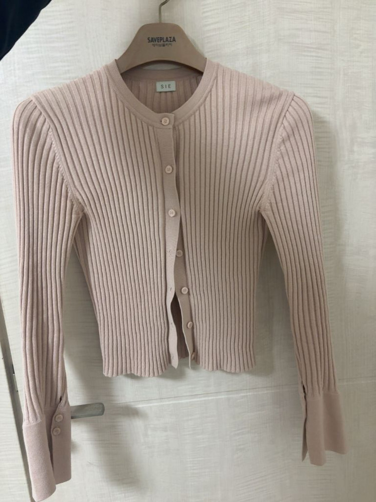 SIE 시에 로하 리브드 라운드 넥 가디건 | 유메르 라플라 산드로--3