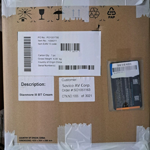 마샬 스탠모어3 블루투스 스피커 미개봉