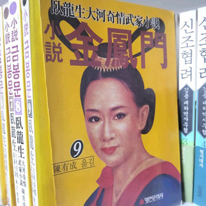 와룡생 소설 금봉문(원작 쌍봉기) 1987년 초판 1~9권 세트