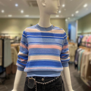 23 오즈세컨 스트라이프 캐시미어 니트 85