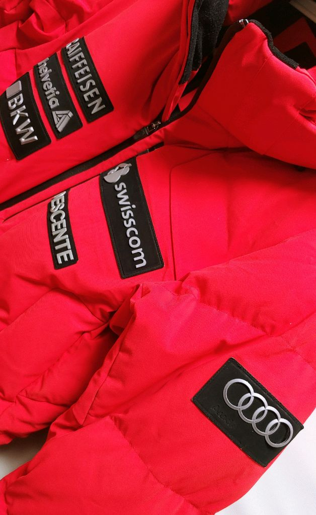 [L] 데상트 아우디 스키 패딩점퍼 레드1476 이미지