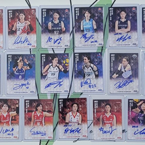 2025-26 SCC KOVO 코보 여자 배구선수 친필 오토 사인카드