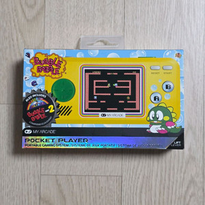 버블보블 휴대용 게임기(새상품) 포켓 플레이어 버블 에디션