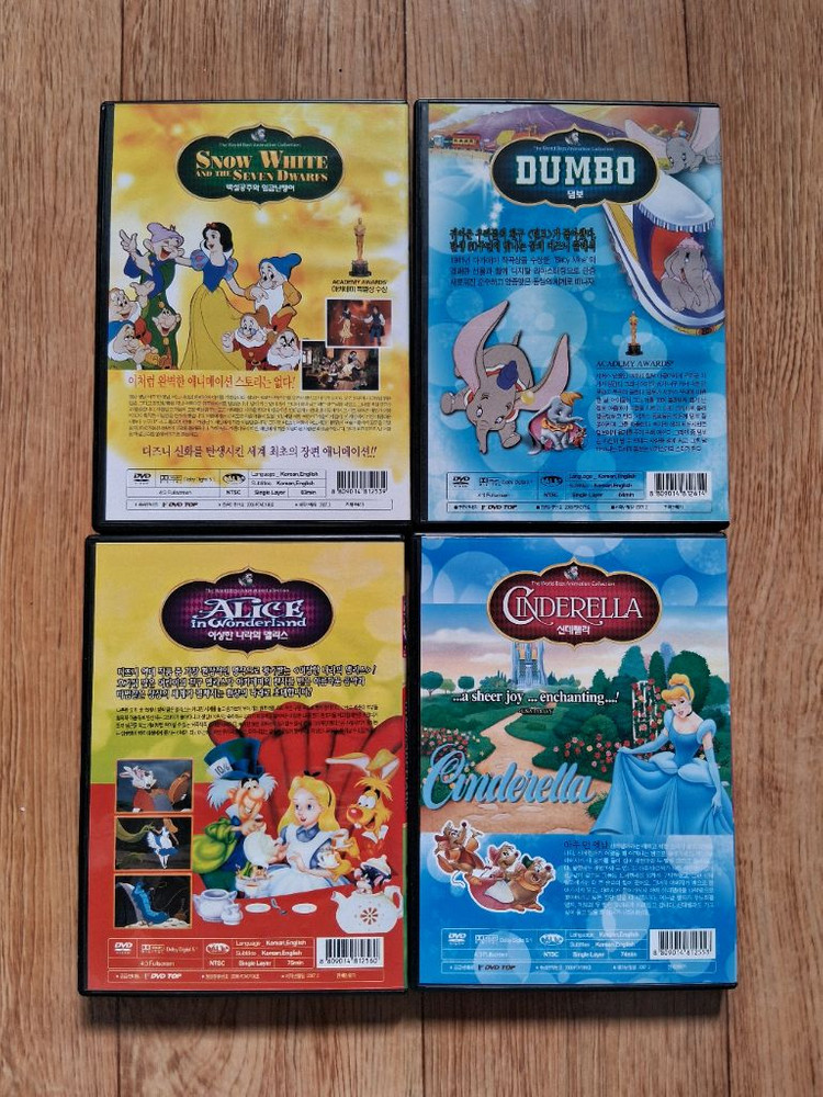 애니DVD.4장일괄.상태 좋아요 이미지