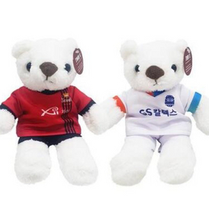 FC 서울 축구 유니폼 곰인형 (GS칼텍스, FC서울) 2개 일괄