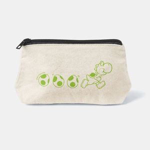 요시 알 캔버스 파우치/슈퍼마리오/필통/보관함/초록공룡/거북/연두/녹색/닌텐도/스위치 이미지