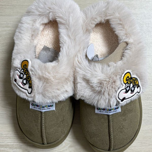 짱구는 못말려 카키 짱아 어그 슬리퍼 250~260mm (새상품) 이미지