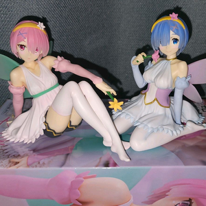 리제로 렘 람 꽃의 요정 누들스토퍼 미소녀 피규어 이미지