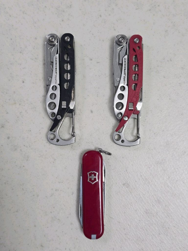 레더맨 스타일 PS (가위파손) 1개와 빅토리녹스 미니툴 1개--6