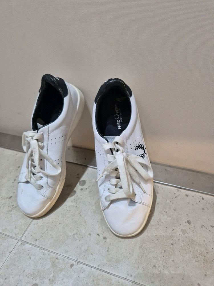 260 프레드페리 화이트 스니커즈--1