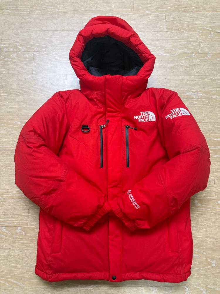 노스페이스 키즈 히말라야 파카 레드 150 새제품--2