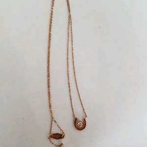 스톤헨지 럭키유 1부 다이아몬드 14k금목걸이