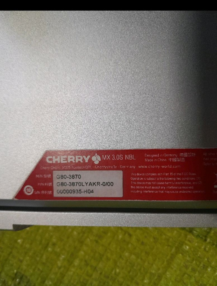 중고 CHERRY MX 3.0S NBL키보드 기계식 적축 35400원 이미지