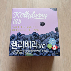 켈리베리183 유기농 야생블루베리 퓨레 한박스(10포)