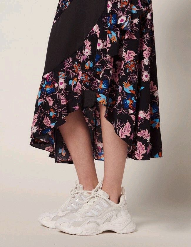 산드로 정품 치마 0사이즈(44-마른55)--3