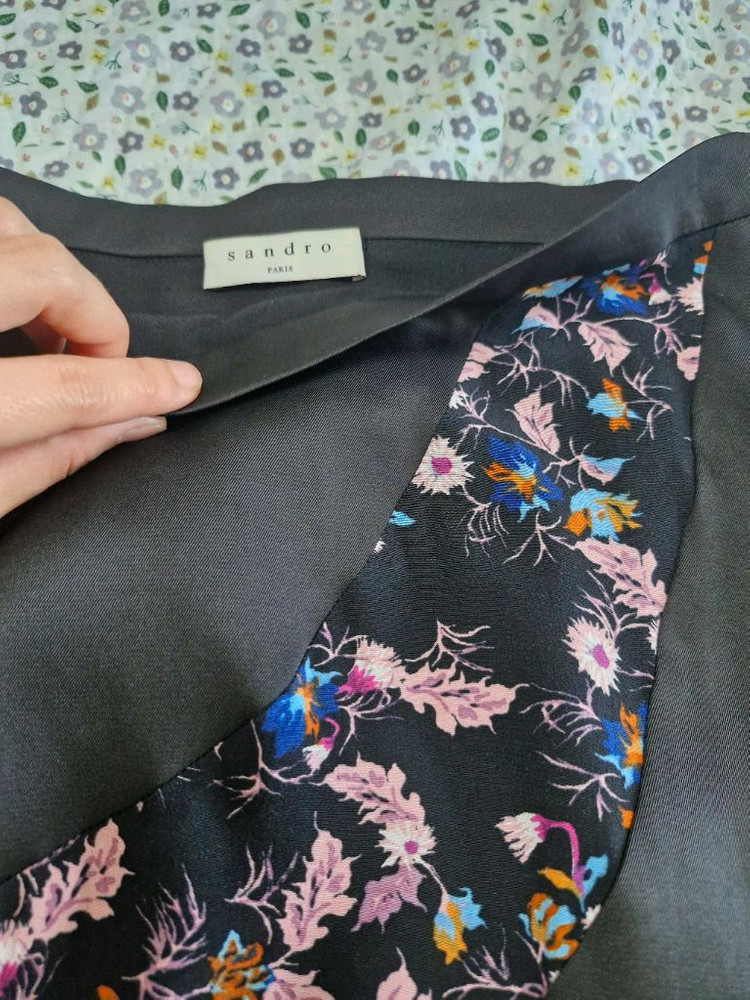 산드로 정품 치마 0사이즈(44-마른55)--5