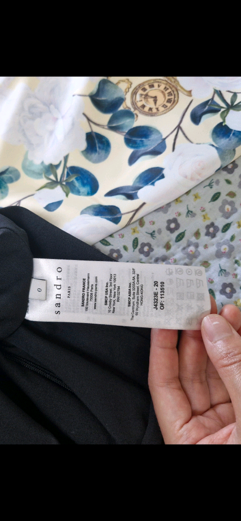 산드로 정품 치마 0사이즈(44-마른55)--8