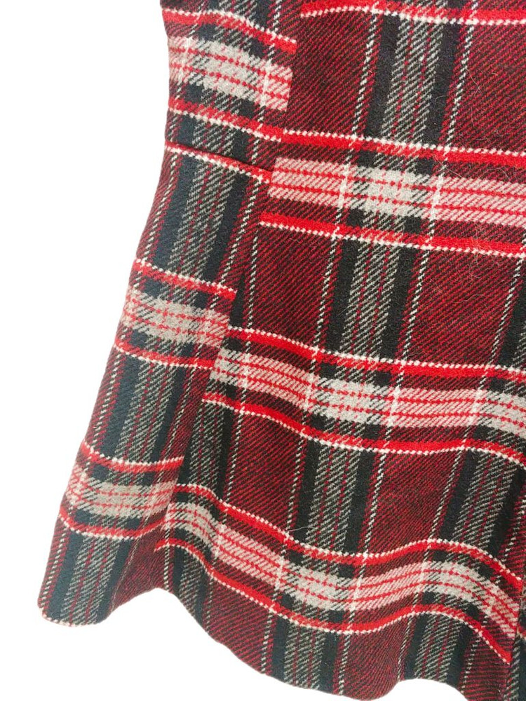 [coiincos] 모직 체크 미니 OPS 이미지