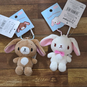 산리오 슈가바니즈 인형 키링 하트 카라비너 마스코트 이미지
