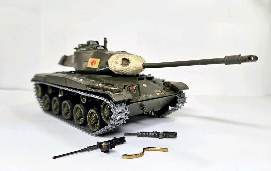 고전프라 12 [타미야] 1/35 M41 워커불독(싱글 메탈 기어) 이미지