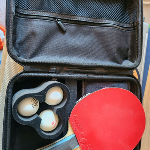 버터플라이 아우터포스+로제나러버+하드케이스탁구라켓 세트