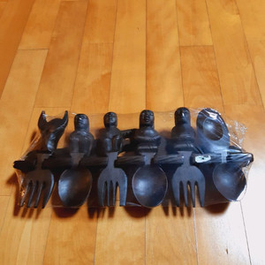 나무포크스푼 벽걸이장식품(새상품)