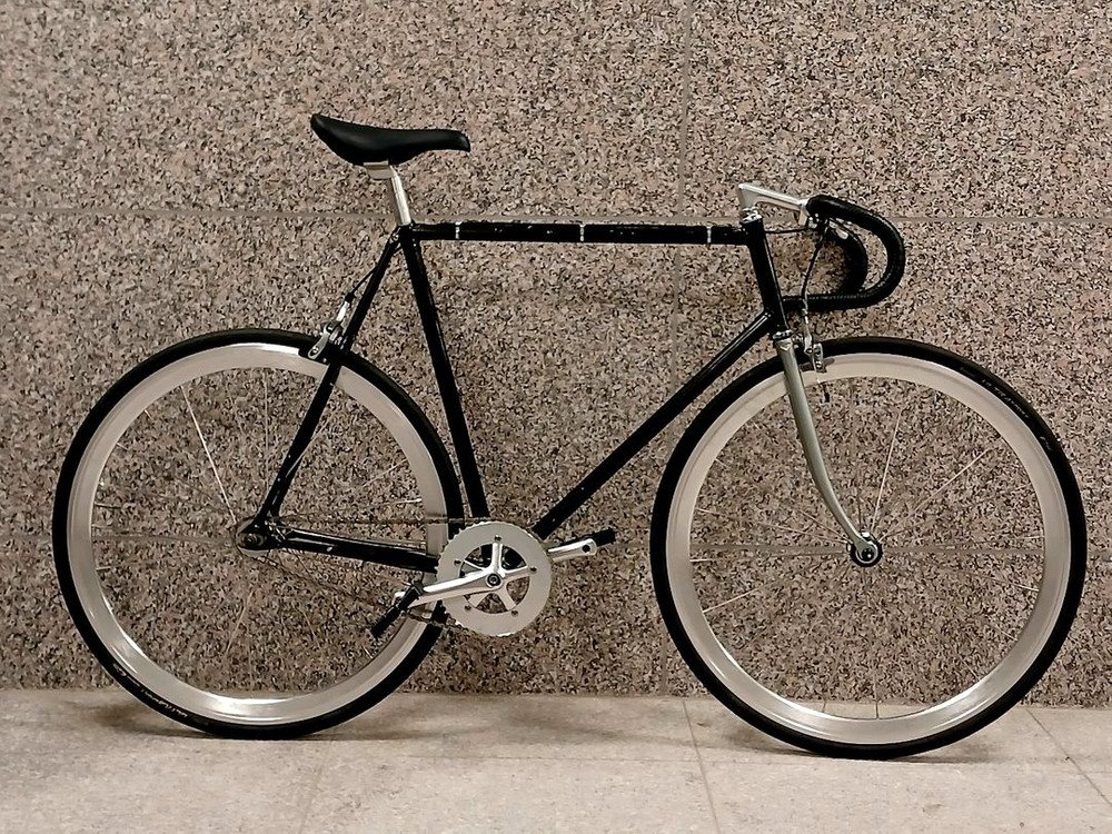 클래식 경륜 픽시 자전거--0