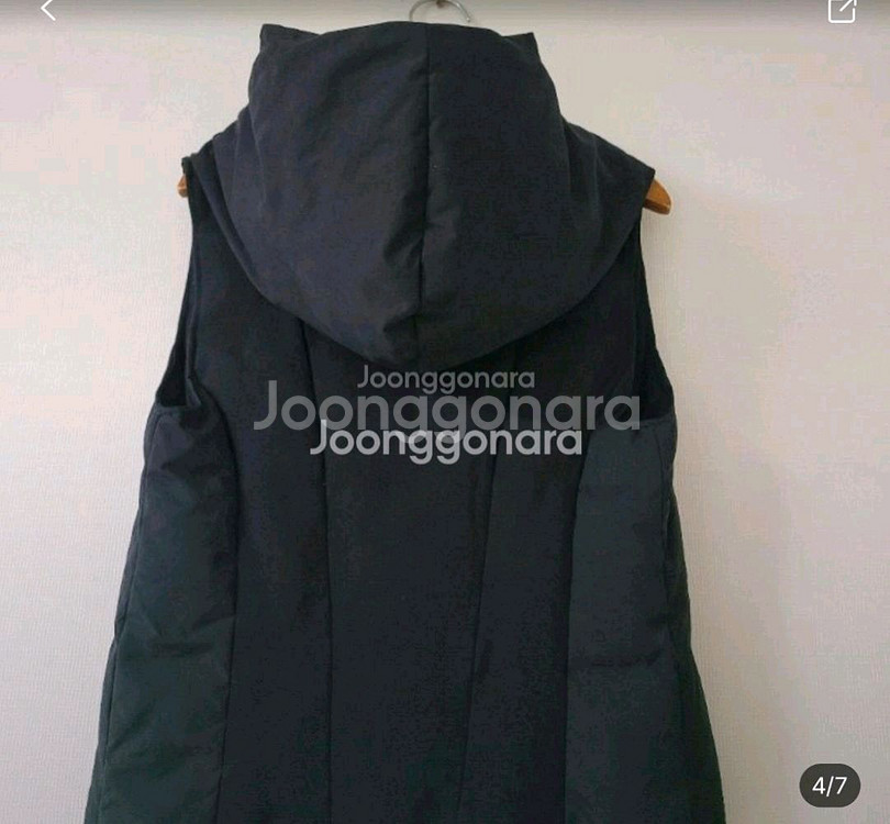 퓨어DKNY 덕다운패딩조끼--1