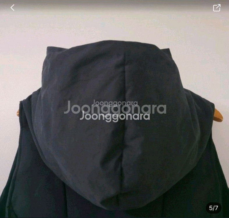 퓨어DKNY 덕다운패딩조끼--3