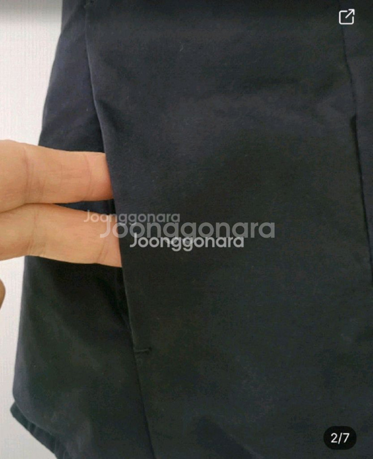 퓨어DKNY 덕다운패딩조끼--4