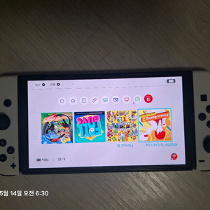 닌텐도 스위치 OLED 화이트 + 아미보