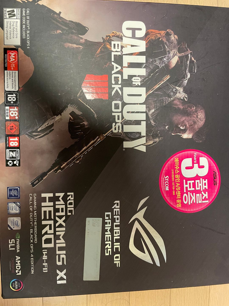 ASUS ROG MAXIMUS XI HERO (WI-FI AC) COD STCOM | 중고나라 - 안심되는 중고거래
