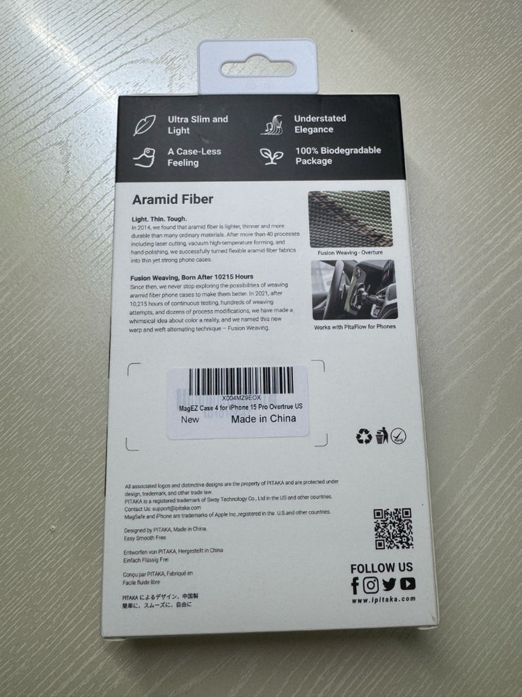아이폰15프로 피타카 케이스 미개봉 새제품 이미지