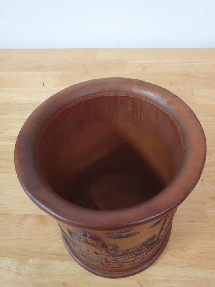 대나무 붓통 이미지