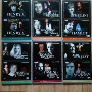DVD 아트 오브 세익스피어(희극.시대극.비극)19장.38Disc.상태 좋아요.구하기 힘들 DVD에요