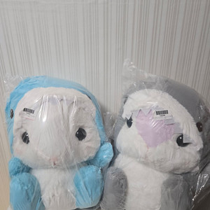 어뮤즈 포테우사 롯삐 상어 빅사이즈 인형(시롯삐, 스미레)