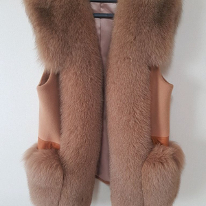 천연폭스 사가퍼 조끼